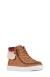 Billy Footwear Kids' Billy Cuff Sneaker In Cognac