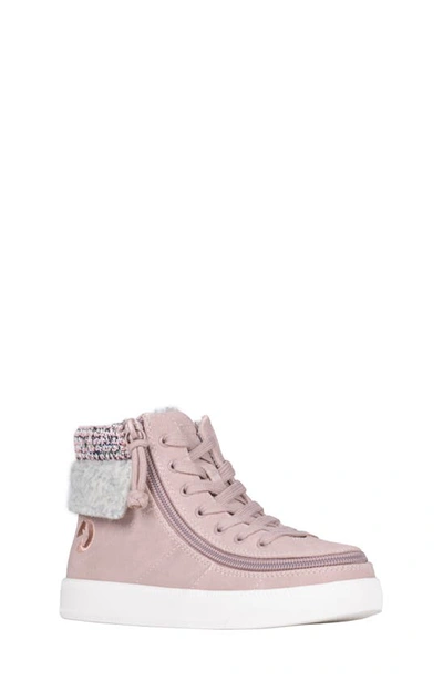 Billy Footwear Kids' Billy Cuff Sneaker In Blush