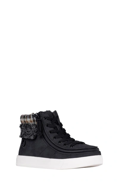 Billy Footwear Kids' Billy Cuff Sneaker In Black