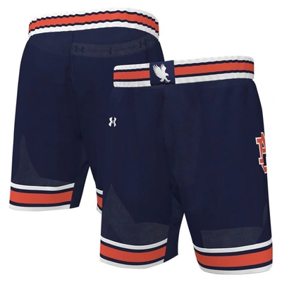 Under Armour Navy Auburn Tigers Replica Basketball Shorts