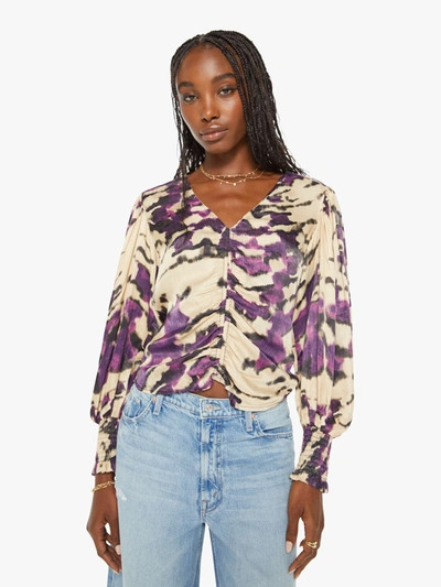 Maria Cher Auka Top Wild Violet In Multi - Size X-large