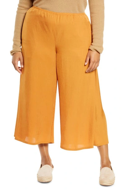 Vince Pull-on Culottes In Dark Ginger