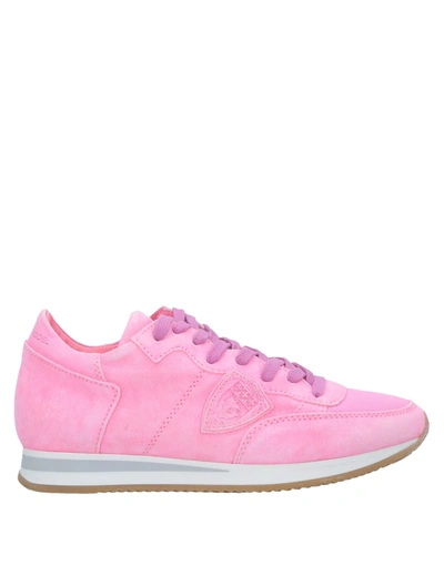 Philippe Model Sneakers In Fuchsia