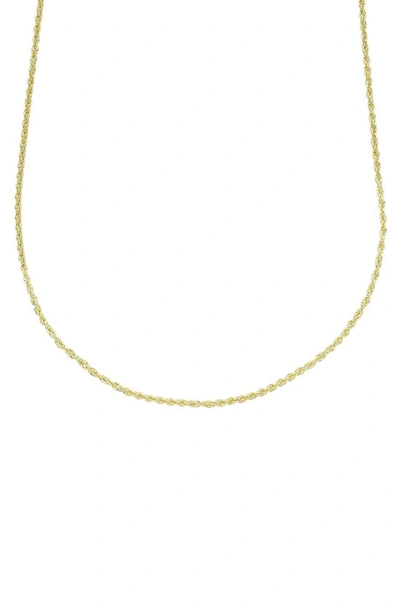 A & M 14k Gold Thin Rope Chain