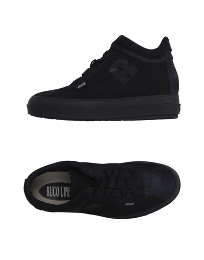 Ruco Line Sneakers In Black