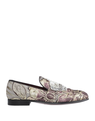 Dolce & Gabbana Loafers In Grey