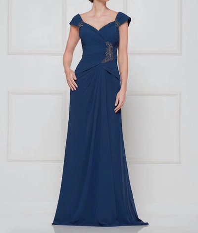 Rina Di Montella Rd2633 In Navy In White
