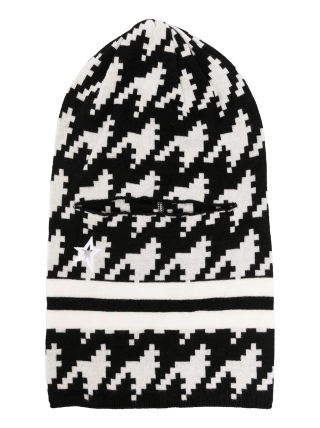 Perfect Moment Perfect Balaclava Onesize In Houndstooth-black-snow
