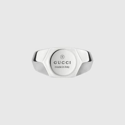 Gucci Trademark Thin Ring In Undefined
