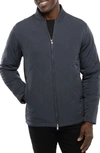 Travismathew Come What May Quilted Jacket In Ebony