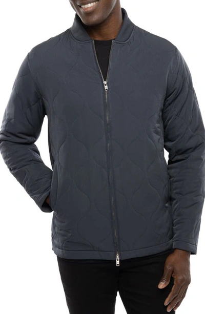 Travismathew Come What May Quilted Jacket In Ebony