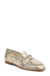 Sam Edelman Loraine Bit Loafer In Wheat Multi Snake Print