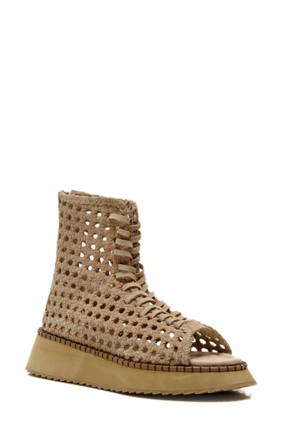 Free People Luca Gladiator Sandal In Creme Suede