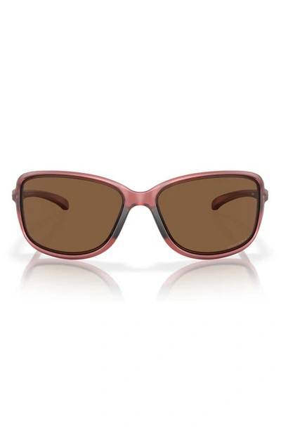Oakley Cohort 62mm Prizm™ Oversize Rectangular Sunglasses In Bronze