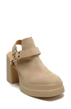 Free People Hybrid Harness Platform Bootie In Diamond Suede