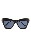 Bp. Updated Square Sunglasses In Black- Gold