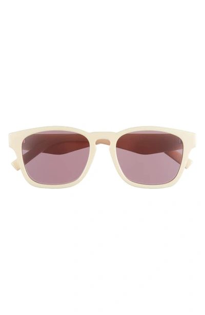 Le Specs Players Playa 54mm D-frame Sunglasses In Ivory