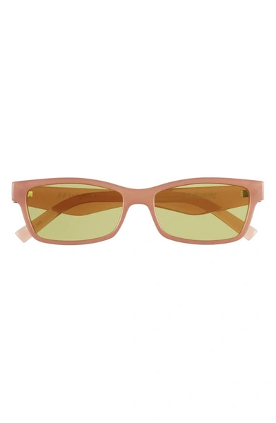 Le Specs Plateaux 56mm Cat Eye Sunglasses In Clay