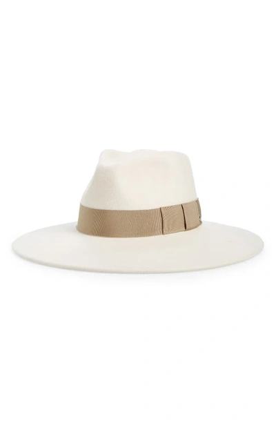 Brixton Joanna Felted Wool Hat In Dove/khaki