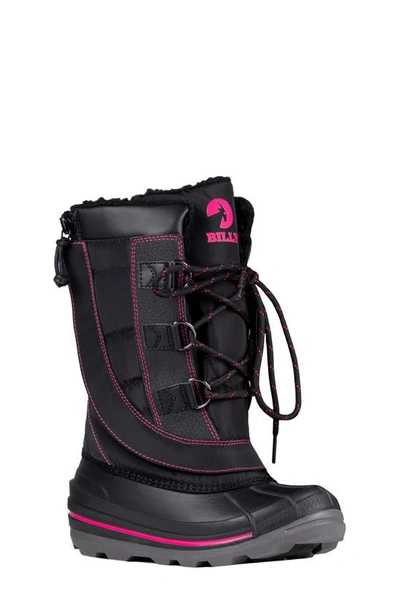 Billy Footwear Kids' Ice Snow Boot Ii In Black/ Pink