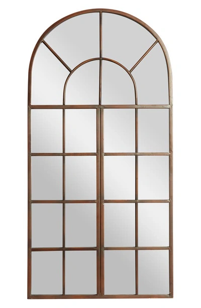 Sonoma Sage Home Windowpane Wall Mirror In Brown