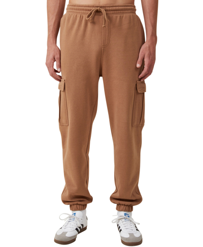Cotton On Men's Cargo Loose Fit Track Pants In Burnt Almond
