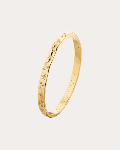 Elizabeth Moore Women's Diamond Fairy Dust Bangle In Gold