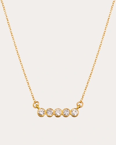 Elizabeth Moore Women's Circle Of 5ths 18k Gold Diamond Pendant Necklace