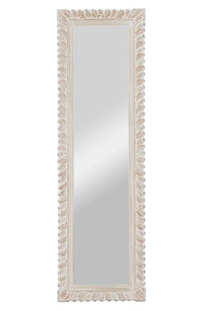 Willow Row Carved Wall Mirror In Neutral