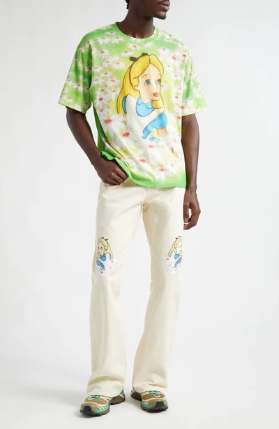 Stockholm Surfboard Club Airbrush Graphic T-shirt In Alice