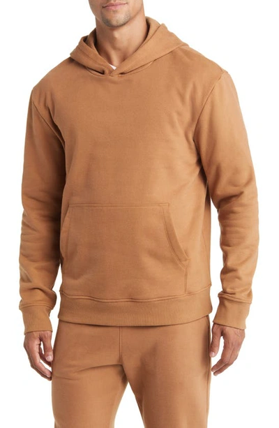 Beyond Yoga Every Body Cotton Blend Hoodie In Toffee
