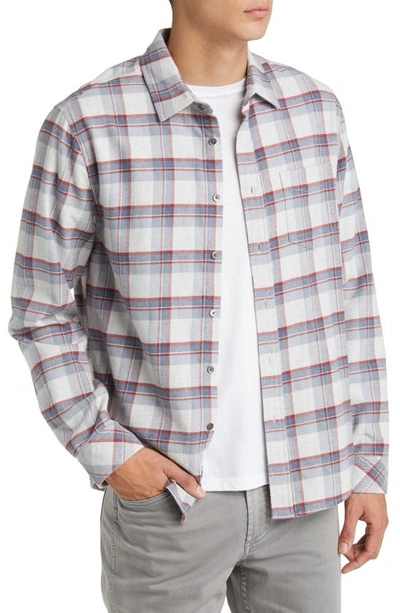 Rails Forrest Check Flannel Button-up Shirt In Moab Sky Melange