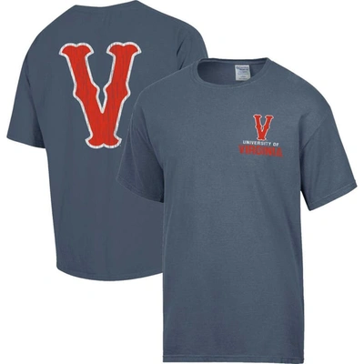 Comfort Wash Steel Virginia Cavaliers Vintage Logo T-shirt