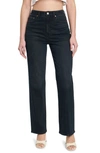 Daze Sun High Waist Dad Jeans In Black