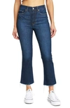 Daze Shy Girl High Waist Crop Flare Jeans In Changes