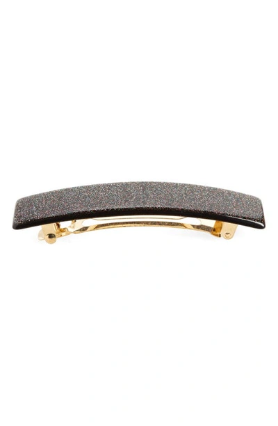 France Luxe Rectangle Barrette In Disco