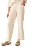 Faherty Legend Lounge Wide Leg Pants In Off White