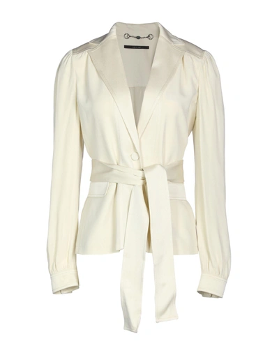 Gucci Sartorial Jacket In Ivory