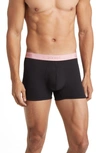 2(x)ist 3-pack Cotton No Show Trunks In Black W Tattoo