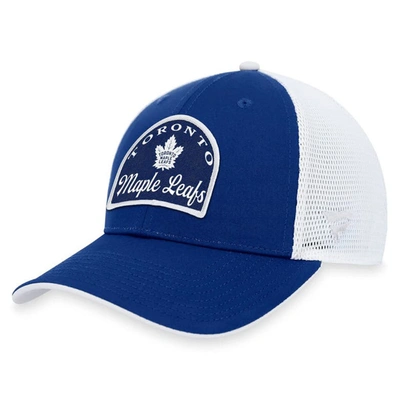 Fanatics Branded Blue/white Toronto Maple Leafs Fundamental Adjustable Hat
