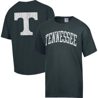 Comfort Wash Charcoal Tennessee Volunteers Vintage Arch 2-hit T-shirt