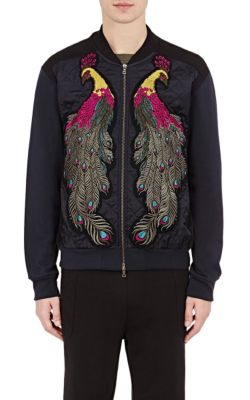 Dries Van Noten Peacock-embroidered 