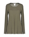 Le Tricot Perugia Sweater In Military Green