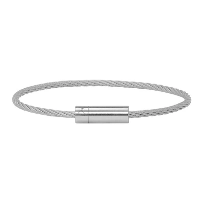 Le Gramme Silver Polished 9 Grammes Cable Bracelet In Silver Brus