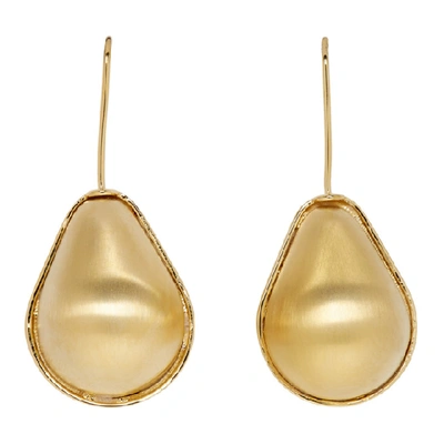 Loewe Vermeer Pear Earrings In 8130 Gold