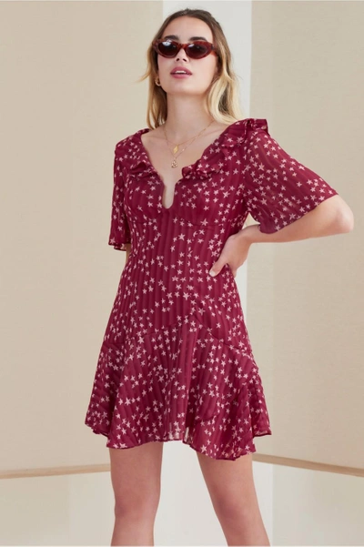 Finders Keepers Twilight Mini Dress In Cherry Star