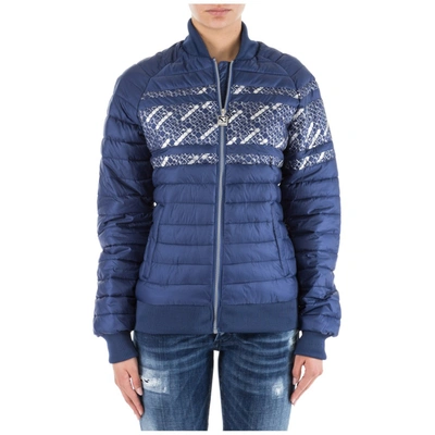 Diadora Women's Outerwear Jacket Blouson In Blu