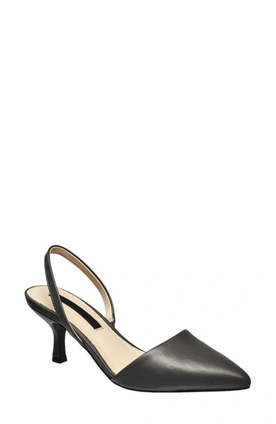 French Connection Slingback Kitten Heel Pump In Black