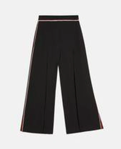 Stella Mccartney Wide Leg Trousers In Black