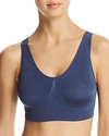 Wacoal B.smooth Wireless Padded Bralette In Insignia Blue